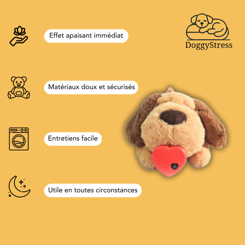 Peluche apaisante Doggystress.